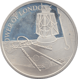 2019 SILVER PROOF FIVE POUNDS TOWER OF LONDON - £5 Silver Proof - Cambridgeshire Coins