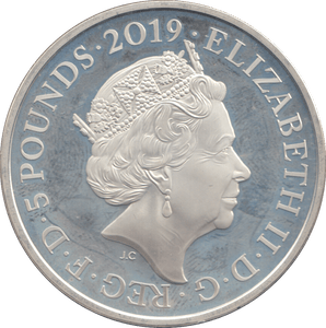 2019 SILVER PROOF FIVE POUNDS TOWER OF LONDON - £5 Silver Proof - Cambridgeshire Coins