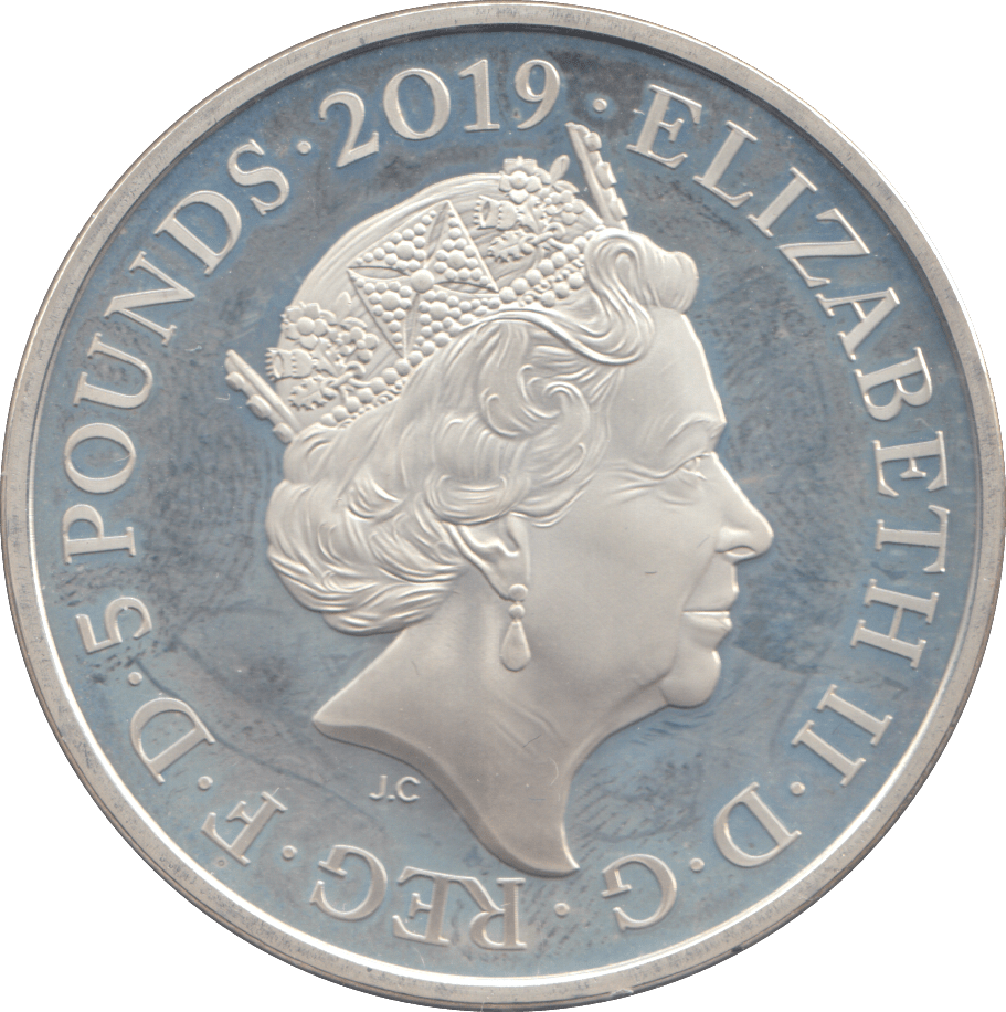 2019 SILVER PROOF FIVE POUNDS TOWER OF LONDON - £5 Silver Proof - Cambridgeshire Coins