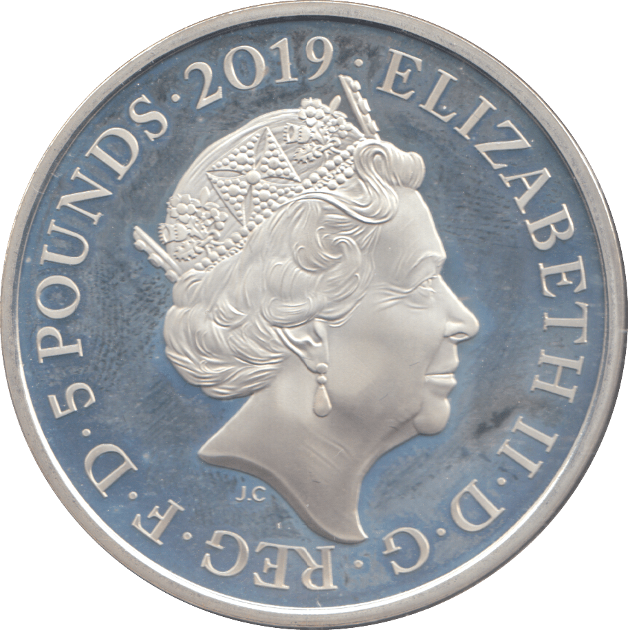 2019 SILVER PROOF FIVE POUNDS TOWER OF LONDON - £5 Silver Proof - Cambridgeshire Coins