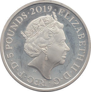 2019 SILVER PROOF FIVE POUNDS TOWER OF LONDON - £5 Silver Proof - Cambridgeshire Coins