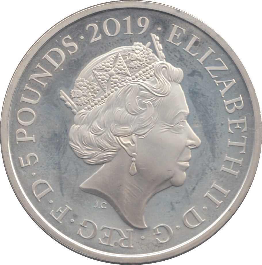 2019 SILVER PROOF FIVE POUNDS TOWER OF LONDON - £5 Silver Proof - Cambridgeshire Coins