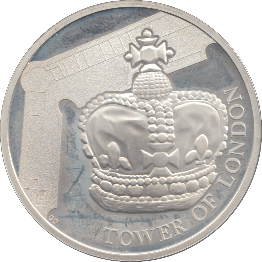 2019 SILVER PROOF FIVE POUNDS TOWER OF LONDON - £5 Silver Proof - Cambridgeshire Coins