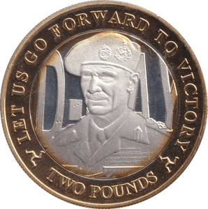 2019 SILVER PROOF LET US GO FORWARD TO VICTORY TWO POUNDS ISLE OF MAN - SILVER WORLD COINS - Cambridgeshire Coins