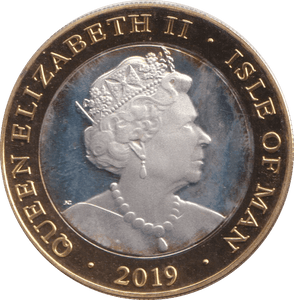 2019 SILVER PROOF LET US GO FORWARD TO VICTORY TWO POUNDS ISLE OF MAN - SILVER WORLD COINS - Cambridgeshire Coins