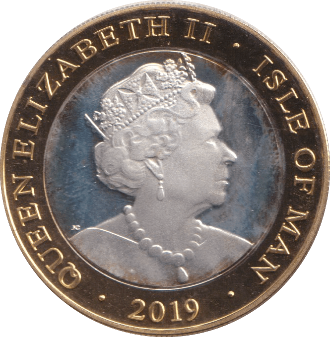 2019 SILVER PROOF LET US GO FORWARD TO VICTORY TWO POUNDS ISLE OF MAN - SILVER WORLD COINS - Cambridgeshire Coins