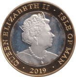 2019 SILVER PROOF LET US GO FORWARD TO VICTORY TWO POUNDS ISLE OF MAN - SILVER WORLD COINS - Cambridgeshire Coins