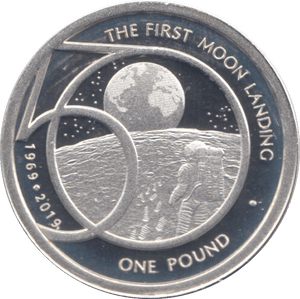 2019 SILVER PROOF ONE POUND ALDERNEY - SILVER WORLD COINS - Cambridgeshire Coins