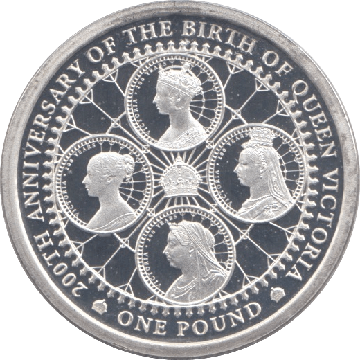 2019 SILVER PROOF ONE POUND ALDERNEY - SILVER WORLD COINS - Cambridgeshire Coins