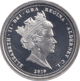 2019 SILVER PROOF ONE POUND ALDERNEY - SILVER WORLD COINS - Cambridgeshire Coins