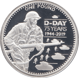 2019 SILVER PROOF ONE POUND ALDERNEY - SILVER WORLD COINS - Cambridgeshire Coins