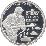 2019 SILVER PROOF ONE POUND ALDERNEY - SILVER WORLD COINS - Cambridgeshire Coins