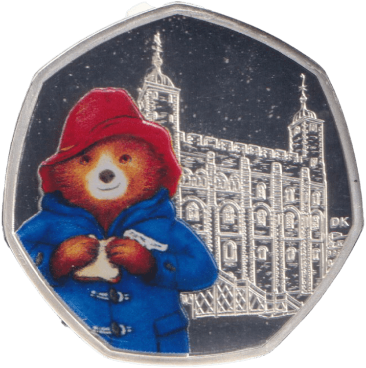 2019 SILVER PROOF PADDINGTON AT TOWER OF LONDON 50P - 50P Silver Proof - Cambridgeshire Coins