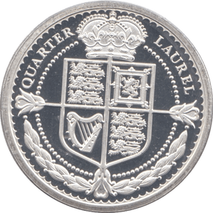 2019 SILVER PROOF QUARTER LAUREL TRISTAN DA CUNHA - SILVER WORLD COINS - Cambridgeshire Coins