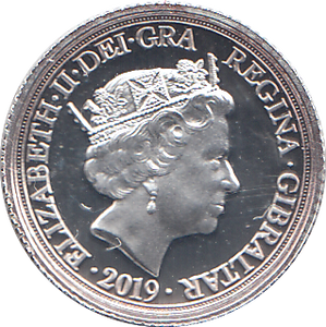 2019 SILVER PROOF QUARTER SOVEREIGN - QUARTER SOVEREIGN - Cambridgeshire Coins