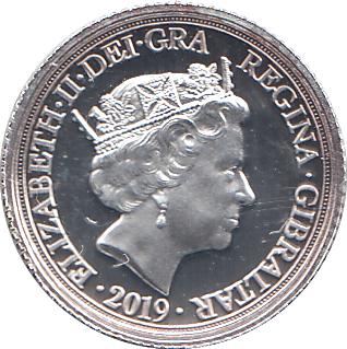 2019 SILVER PROOF QUARTER SOVEREIGN - QUARTER SOVEREIGN - Cambridgeshire Coins