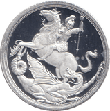 2019 SILVER PROOF SOVEREIGN - WORLD COINS - Cambridgeshire Coins