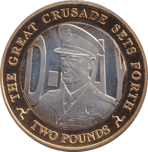 2019 SILVER PROOF THE GREAT CRUSADE SETS FORTH TWO POUNDS ISLE OF MAN - SILVER WORLD COINS - Cambridgeshire Coins