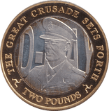 2019 SILVER PROOF THE GREAT CRUSADE SETS FORTH TWO POUNDS ISLE OF MAN - SILVER WORLD COINS - Cambridgeshire Coins