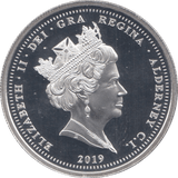 2019 SILVER PROOF TWO POUNDS ALDERNEY - SILVER WORLD COINS - Cambridgeshire Coins