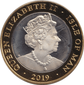 2019 SILVER PROOF WE SHALL NEVER SURRENDER TWO POUNDS ISLE OF MAN - SILVER WORLD COINS - Cambridgeshire Coins