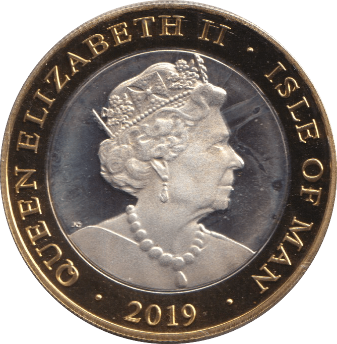 2019 SILVER PROOF WE SHALL NEVER SURRENDER TWO POUNDS ISLE OF MAN - SILVER WORLD COINS - Cambridgeshire Coins