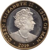 2019 SILVER PROOF WE SHALL NEVER SURRENDER TWO POUNDS ISLE OF MAN - SILVER WORLD COINS - Cambridgeshire Coins
