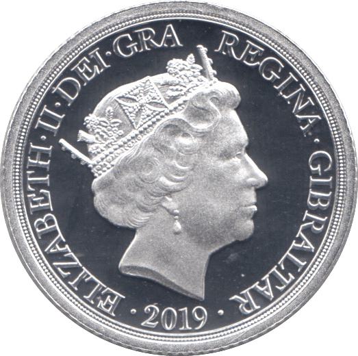 2019 SILVER SOVEREIGN GIBRALTAR ( PROOF ) - SILVER WORLD COINS - Cambridgeshire Coins