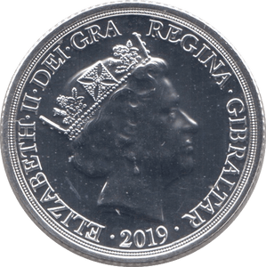 2019 SILVER SOVEREIGN GIBRALTAR - SILVER WORLD COINS - Cambridgeshire Coins