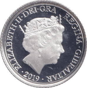 2019 SILVER ½ SOVEREIGN ( PROOF ) - SILVER WORLD COINS - Cambridgeshire Coins