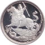 2019 SILVER ½ SOVEREIGN ( PROOF ) - SILVER WORLD COINS - Cambridgeshire Coins