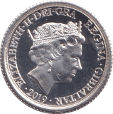 2019 SILVER ¼ SOVEREIGN ( PROOF ) - SILVER WORLD COINS - Cambridgeshire Coins