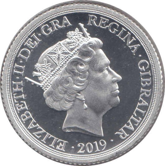 2019 SILVER SOVEREIGNS GIBRALTAR - SILVER WORLD COINS - Cambridgeshire Coins