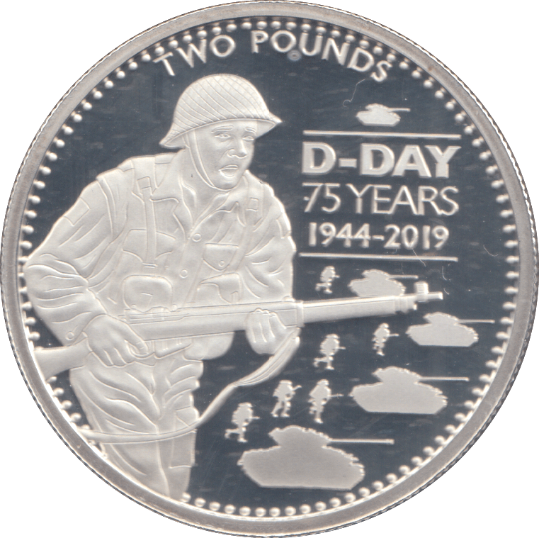 2019 SILVER TWO POUNDS ALDERNEY ( PROOF ) - WORLD COINS - Cambridgeshire Coins