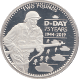 2019 SILVER TWO POUNDS ALDERNEY ( PROOF ) - WORLD COINS - Cambridgeshire Coins
