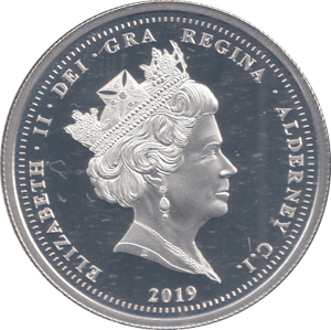 2019 SILVER TWO POUNDS CONCORDE 50TH ANNIVERSARY ALDERNEY ( PROOF ) - WORLD COINS - Cambridgeshire Coins