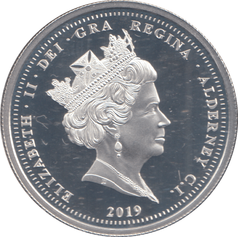 2019 SILVER TWO POUNDS CONCORDE 50TH ANNIVERSARY ALDERNEY ( PROOF ) - WORLD COINS - Cambridgeshire Coins