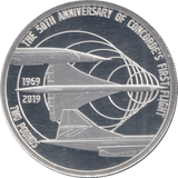 2019 SILVER TWO POUNDS CONCORDE 50TH ANNIVERSARY ALDERNEY ( PROOF ) - WORLD COINS - Cambridgeshire Coins