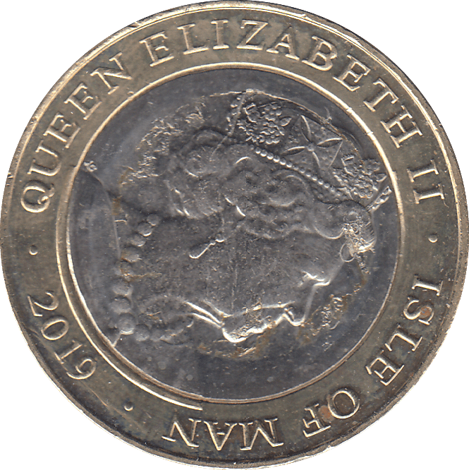 2019 STEVE HISLOP 11 TT WINS £2 ISLE OF MAN - WORLD COINS - Cambridgeshire Coins