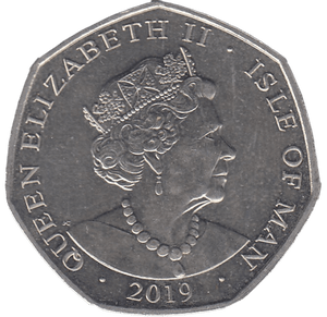 2019 TICK TOCK CROCODILE 50P ISLE OF MAN - 50P REGIONAL ISSUES - Cambridgeshire Coins