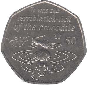 2019 TICK TOCK CROCODILE 50P ISLE OF MAN - 50P REGIONAL ISSUES - Cambridgeshire Coins