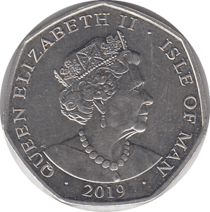 2019 TICK TOCK CROCODILE 50P ISLE OF MAN - WORLD COINS - Cambridgeshire Coins