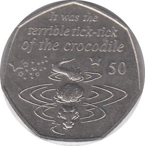 2019 TICK TOCK CROCODILE 50P ISLE OF MAN - WORLD COINS - Cambridgeshire Coins