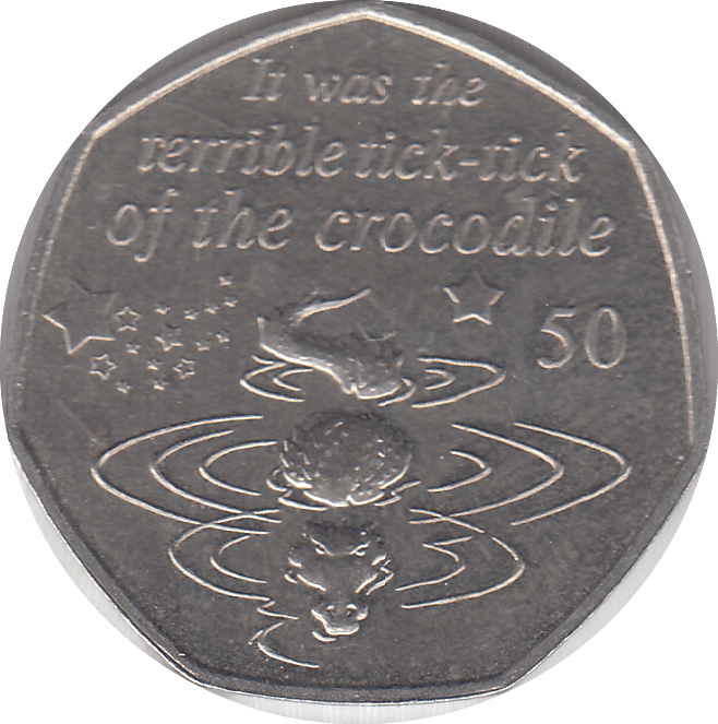 2019 TICK TOCK CROCODILE 50P ISLE OF MAN - WORLD COINS - Cambridgeshire Coins