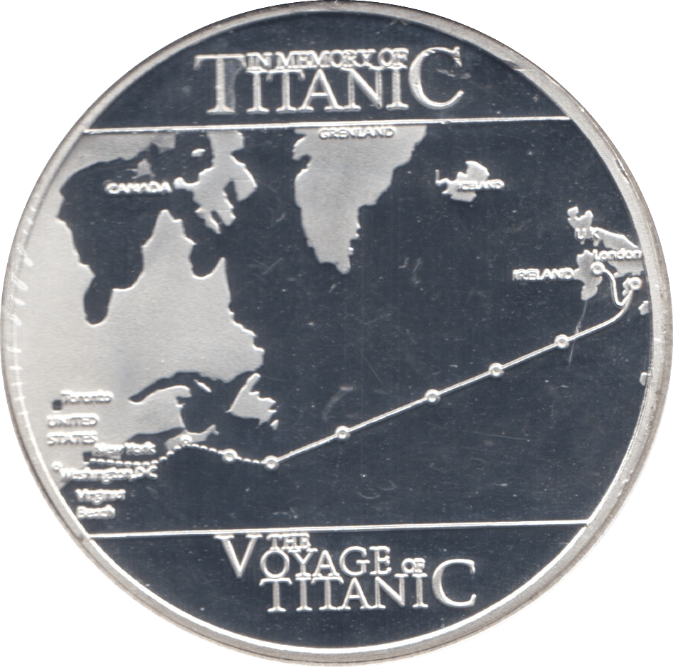 2019 TITANIC COMMEMORATIVE MEDALLION - WORLD COINS - Cambridgeshire Coins