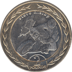 2019 TT STEVE HISLOP £2 ISLE OF MAN REF - 2 - WORLD COINS - Cambridgeshire Coins