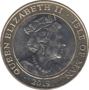 2019 TT STEVE HISLOP £2 ISLE OF MAN REF - 2 - WORLD COINS - Cambridgeshire Coins