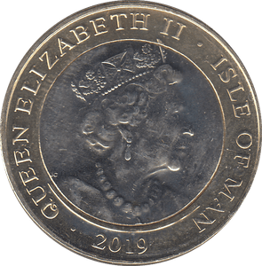 2019 TT STEVE HISLOP £2 ISLE OF MAN - WORLD COINS - Cambridgeshire Coins