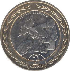 2019 TT STEVE HISLOP £2 ISLE OF MAN - WORLD COINS - Cambridgeshire Coins