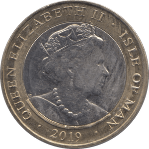 2019 TT TWO POUNDS ISLE OF MAN - WORLD COINS - Cambridgeshire Coins